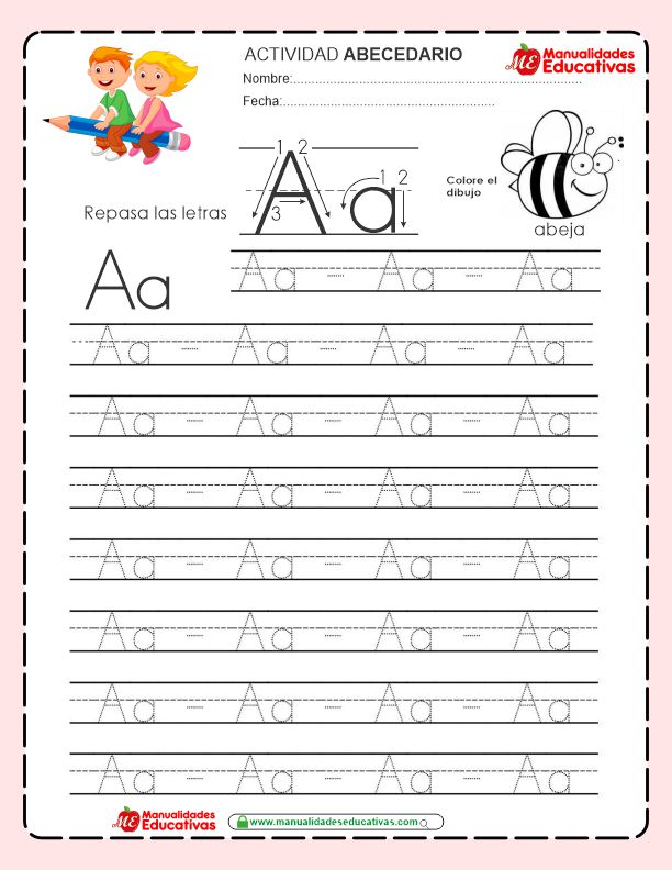 Cuaderno de Caligrafía