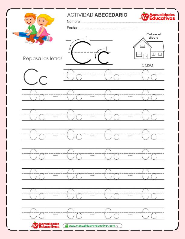 Cuaderno de Caligrafía