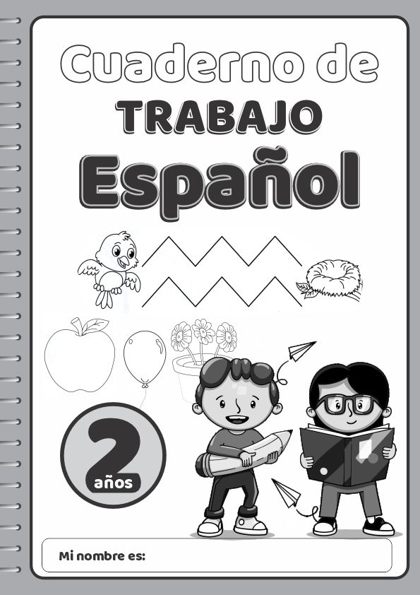 Cuaderno de Trabajo Español 2 Años