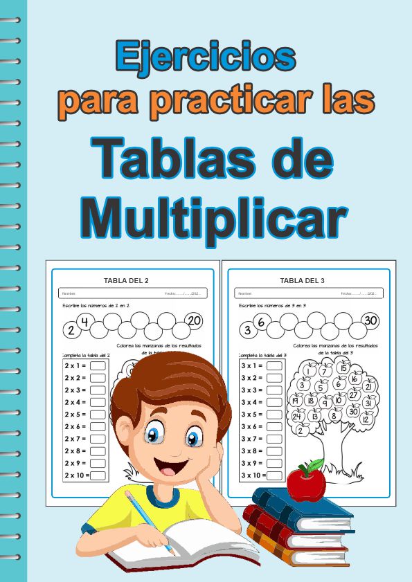 Ejercicios para practicar las tablas de multiplicar