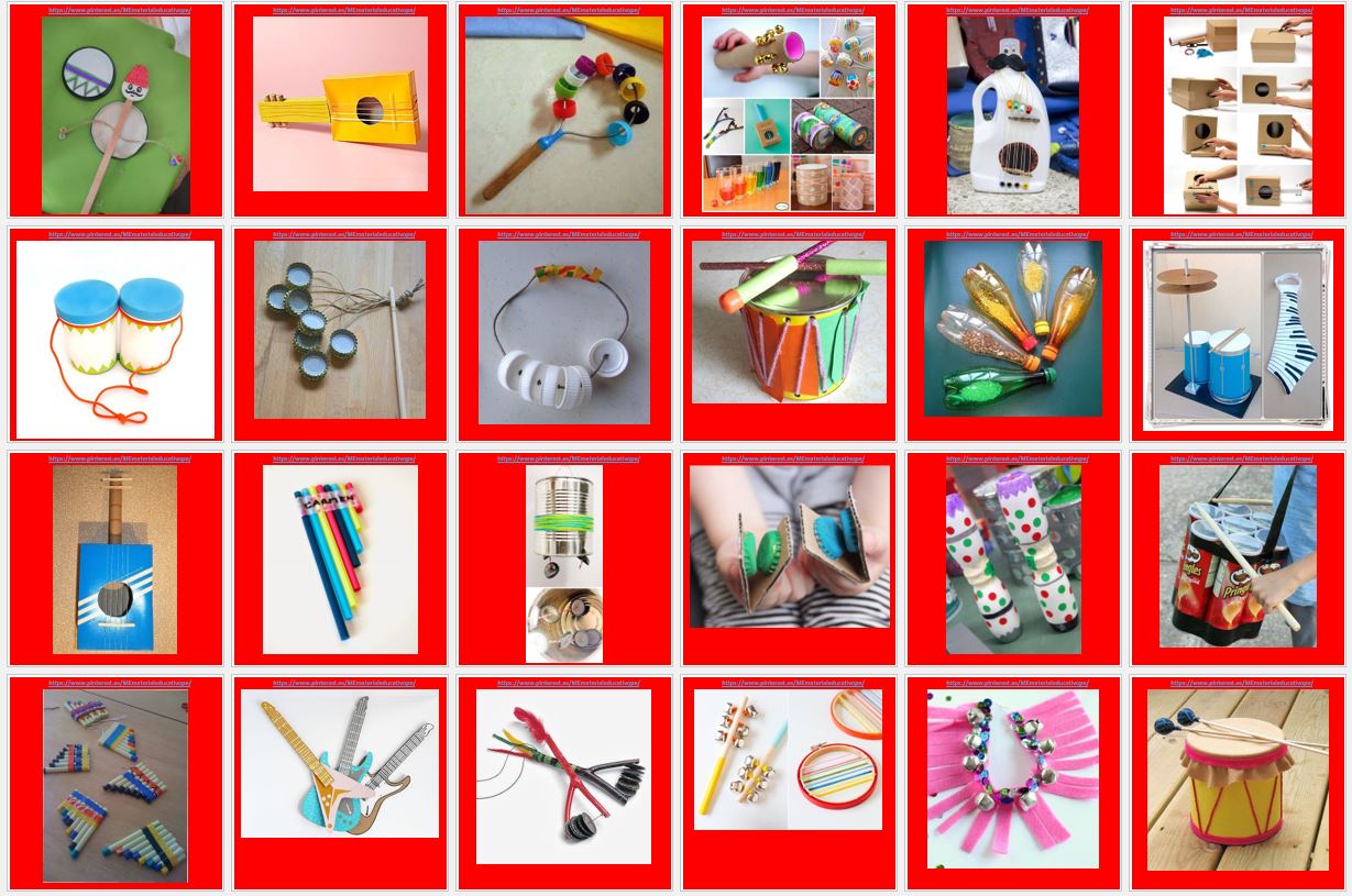 Instrumentos musicales caseros 