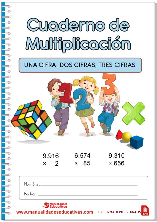 Cuaderno de Multiplicación Primaria