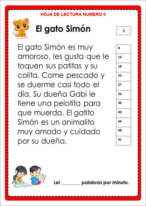palabras por minuto