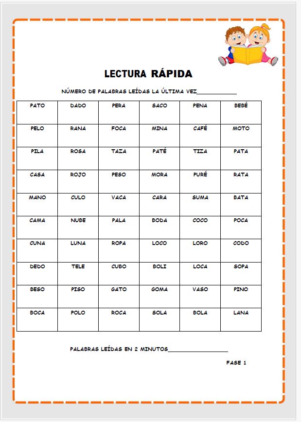 LECTURA RAPIDA