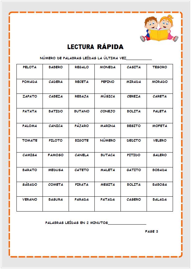 LECTURA RAPIDA