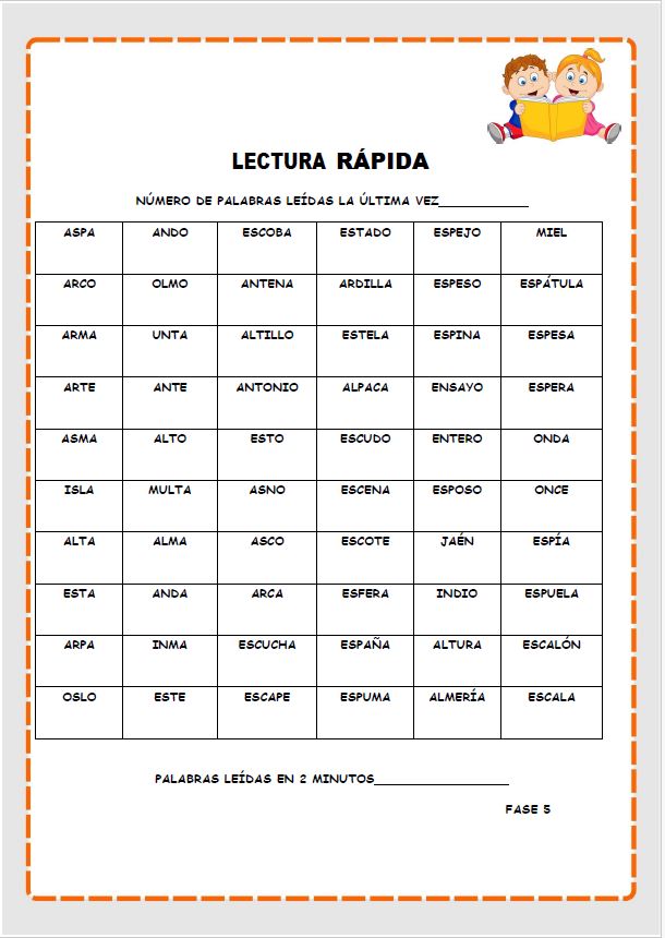 LECTURA RAPIDA