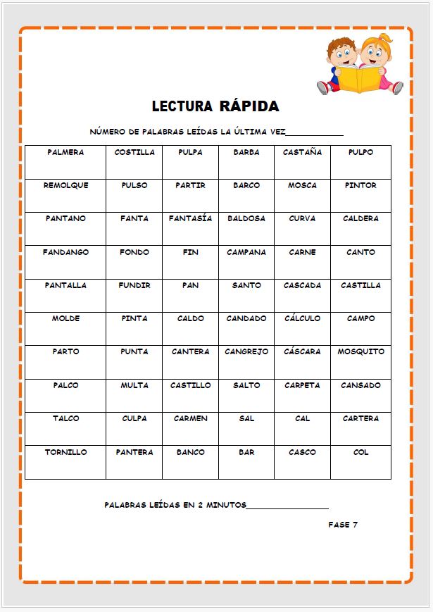 LECTURA RAPIDA