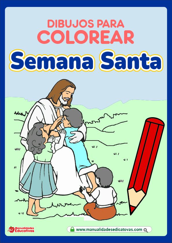 DIBUJOS DE SEMANA SANTA PARA COLOREAR