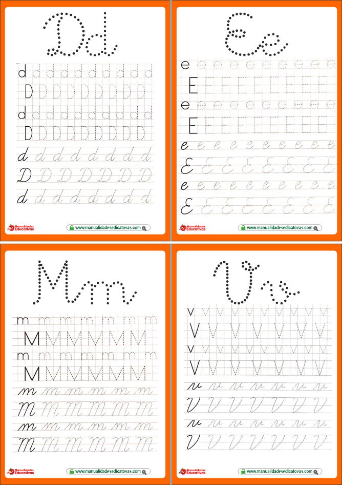 Ejercicios de Caligrafia Letra Script y Cursiva
