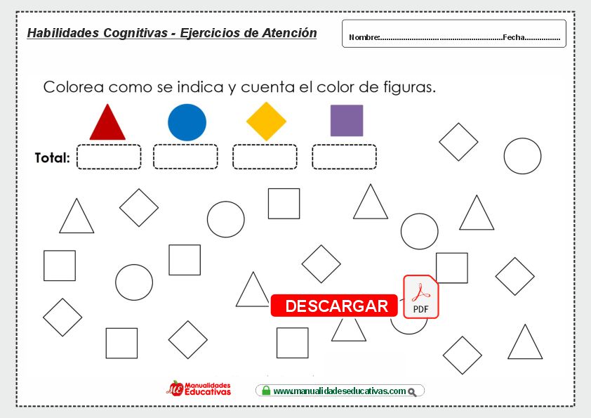 Ejercicios de atención y concentración para niños