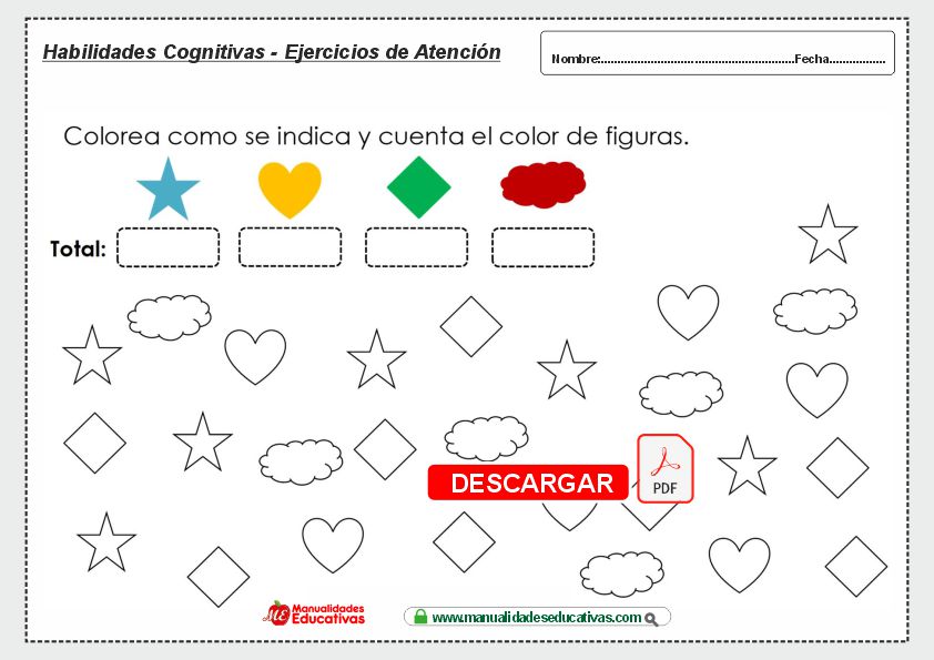 Ejercicios de atención y concentración para niños