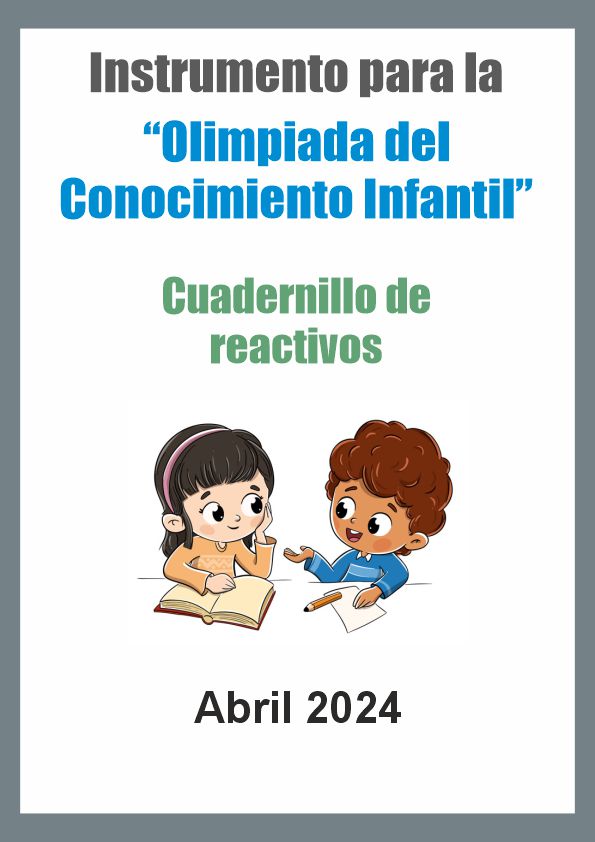  Instrumento para la Olimpiada del Conocimiento Infantil