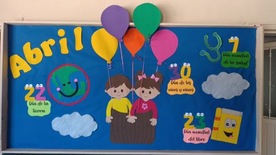 Periódico mural de abril