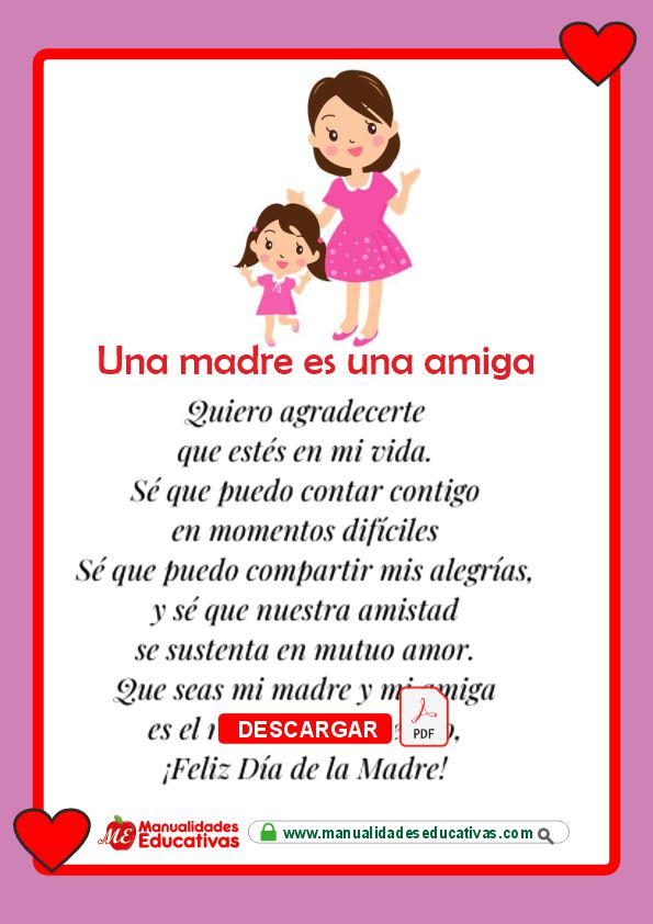 POEMAS DIA DE LA MADRE