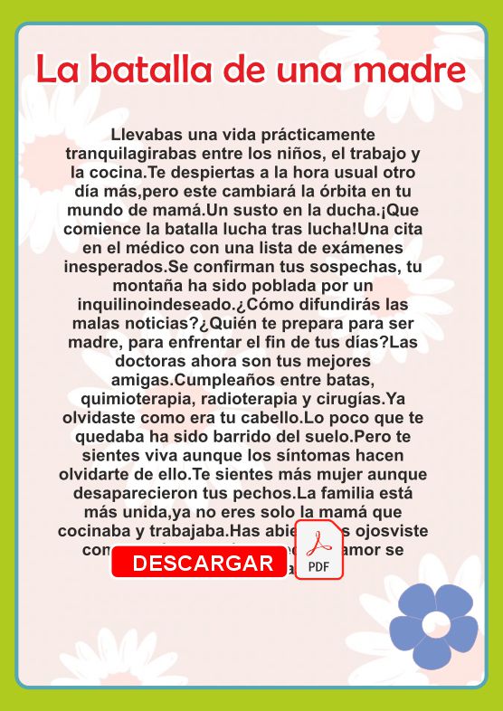 POEMAS DIA DE LA MADRE