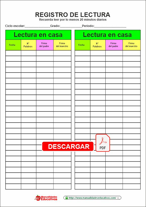 REGISTRO DE VELOCIDAD, FLUIDEZ Y COMPRENSIÓN LECTORA