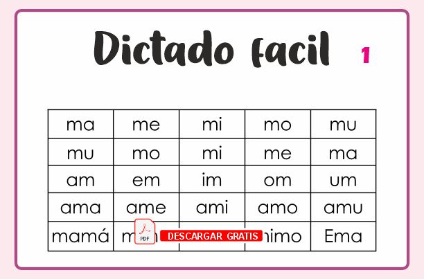 DICTADO FACIL