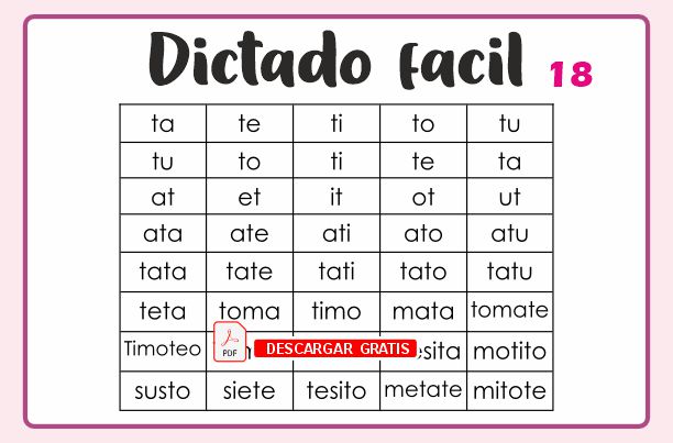 DICTADO FACIL