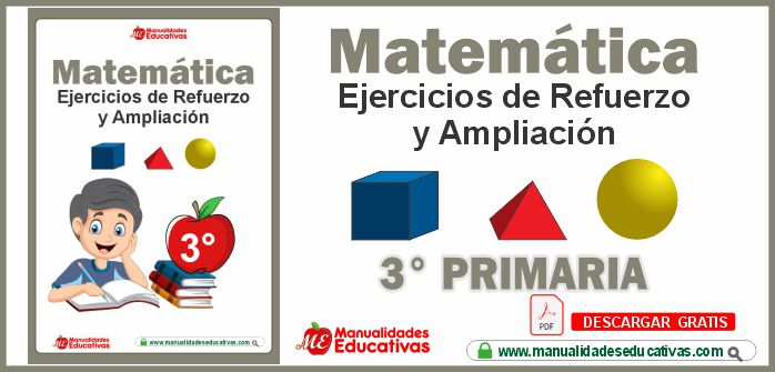 Cuaderno de Matemáticas Refuerzo y Ampliación 3° Primaria