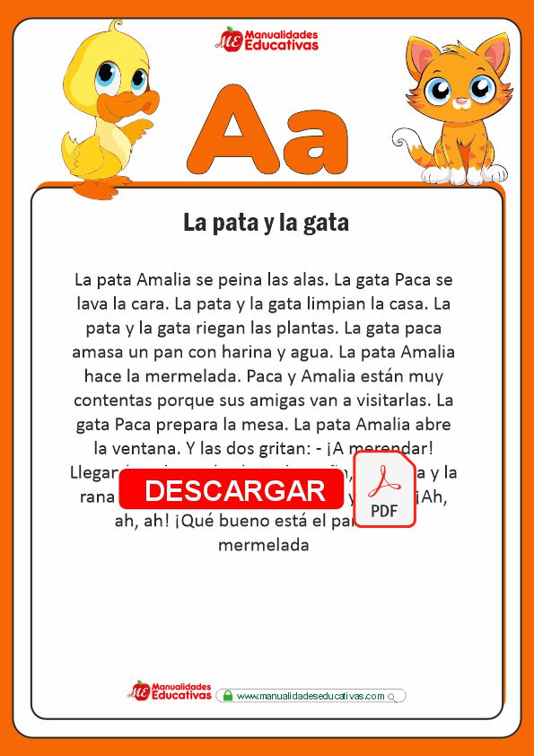 Cuentos cortos de cada sonido