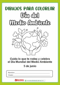 Ficha para colorear Día Mundial del Medio Ambiente