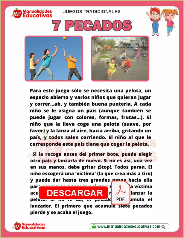 JUEGOS TRADICIONALES PARA NIÑOS