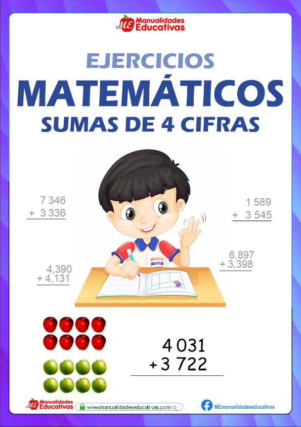 Sumas 4 cifras 