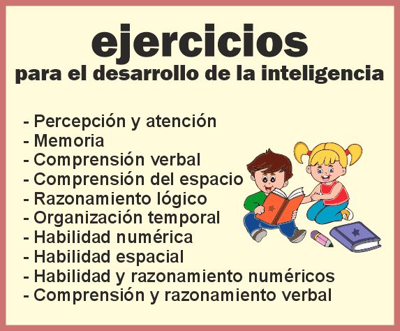 Ejercicios para el desarrollo de la inteligencia 