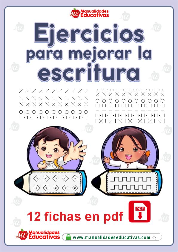 Ejercicios para mejorar la escritura preescolar y primaria
