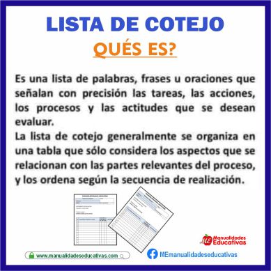 LISTA DE COTEJO