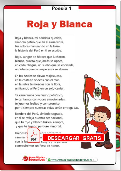 Poesías por el día de la bandera