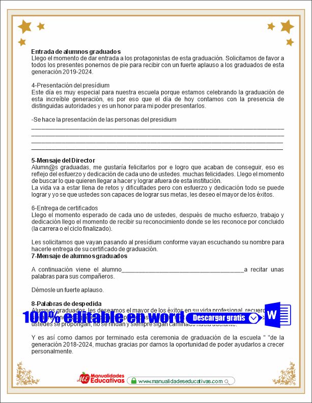Programa de graduación