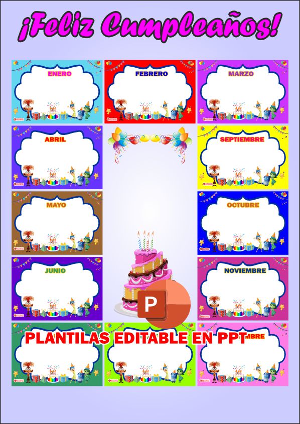 MARCOS PARA CUMPLEAÑOS