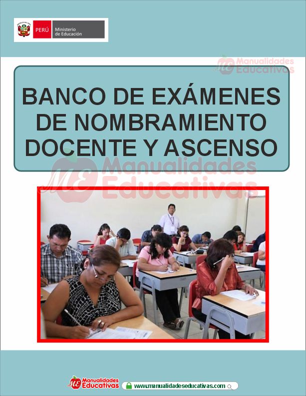 Exámenes de nombramiento docente y ascenso