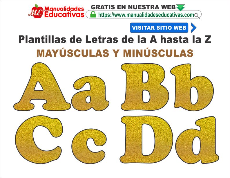 letras doradas