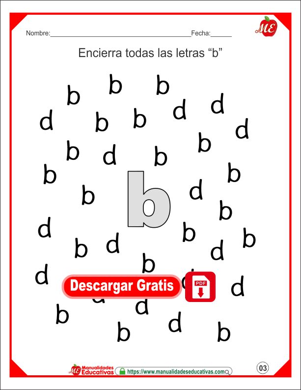 cuaderno de conciencia fonológica b y d
