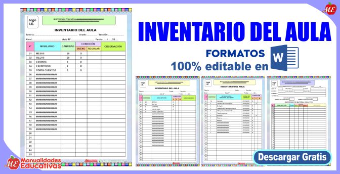 INVENTARIO DEL AULA