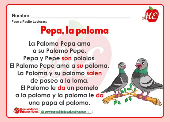 Paso a Pasito Lecturas 