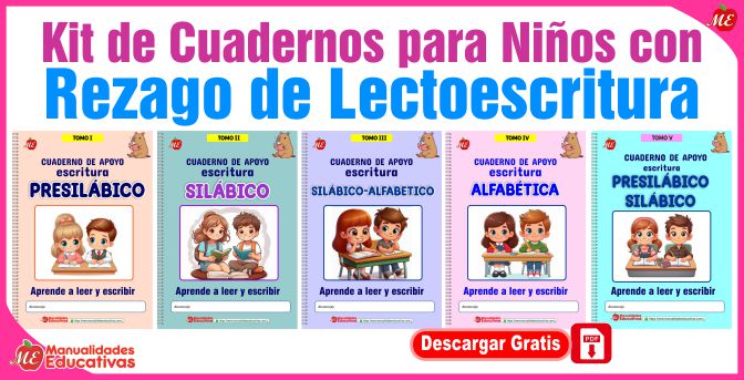Cuaderno para Niños con Rezago de Lectoescritura